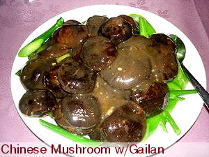 Chinese Mushroom with Gailan
