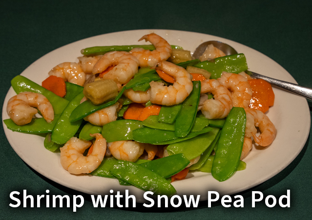 Shrimp with Snow Pea Pod