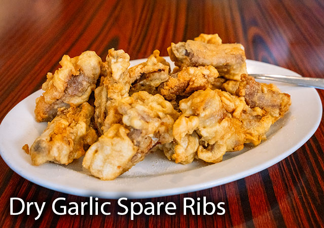Dry Garlic Spare Ribs